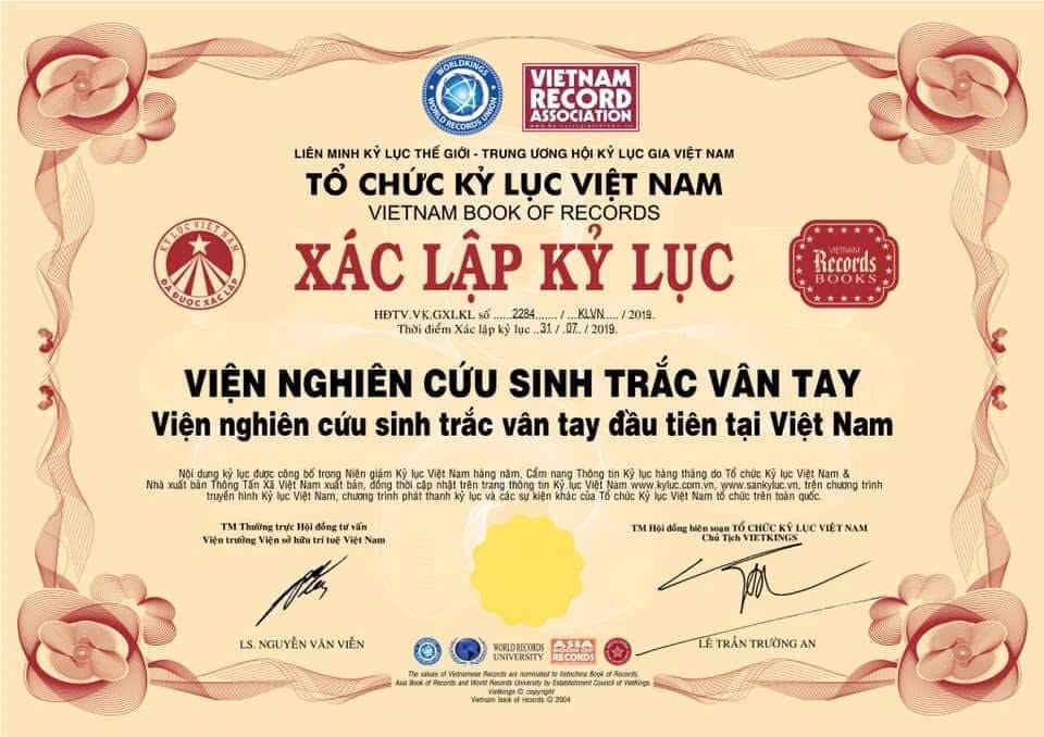 Viện sinh trắc vân tay IODR Việt Nam